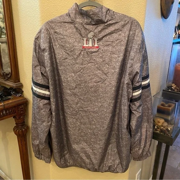 NWT~NFL Men Super Bowl LI Champions Houston,Texas 2017 Embroidery Windbreaker XL